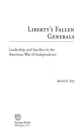 Download Liberty's Fallen Generals (Military Profiles) - Steven E. Siry file in PDF