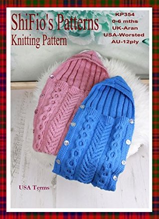 Read Knitting Pattern - KP354 - baby sleeping bag - 0-6mths - USA Terminology - ShiFio's Patterns | PDF
